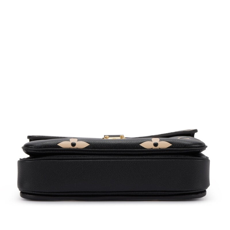 Black and Beige Giant Monogram Empreinte Pochette Métis Gold Hardware, 2021