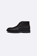 LACE UP LEATHER CHUKKA BOOT - Fold Peaks