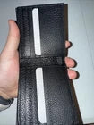 Gucci Jumbo GG Black Italian Leather Bi-fold Wallet NEW AUTHENTIC